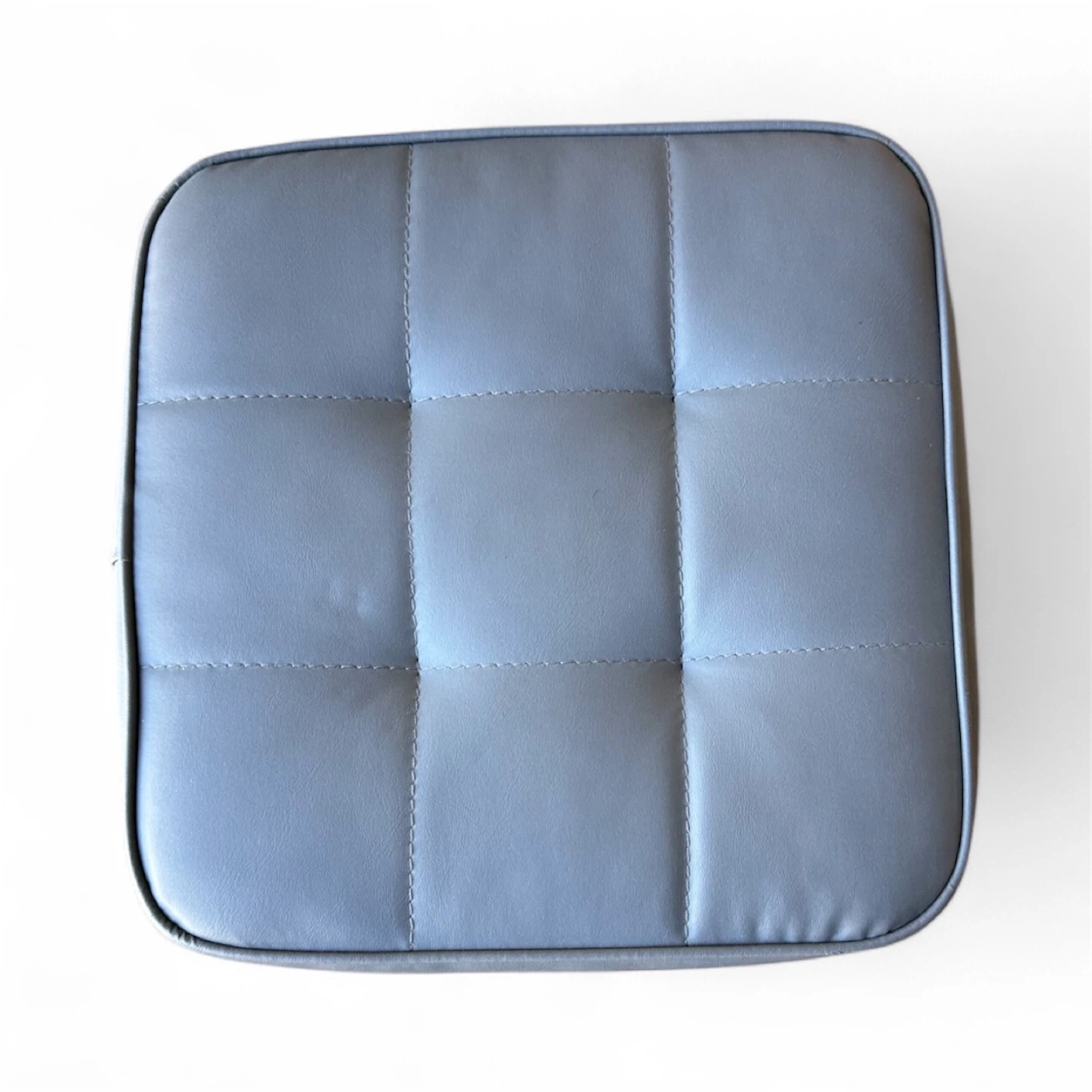 Grey Quilted Stool - photo 2