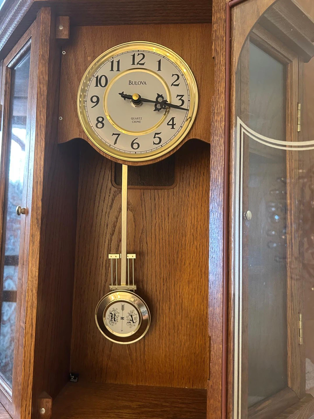 Vintage Bulova Quartz Chime Wall working condition Clock - photo 4