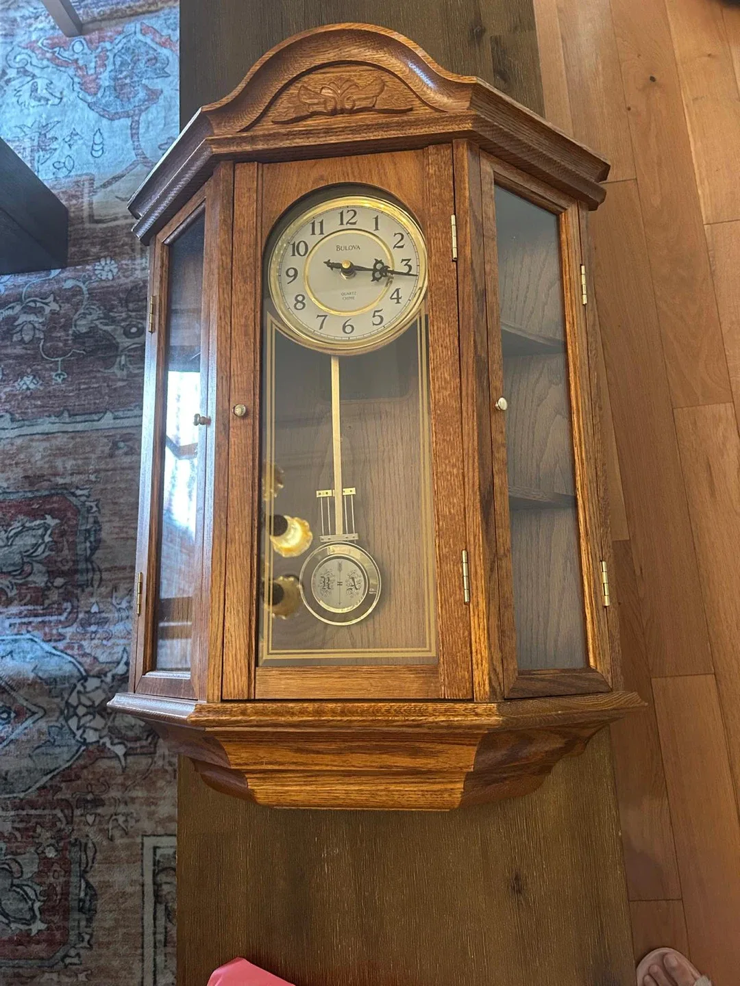 Bulova Quartz Chime Wall working condition Clock image indicator(5)