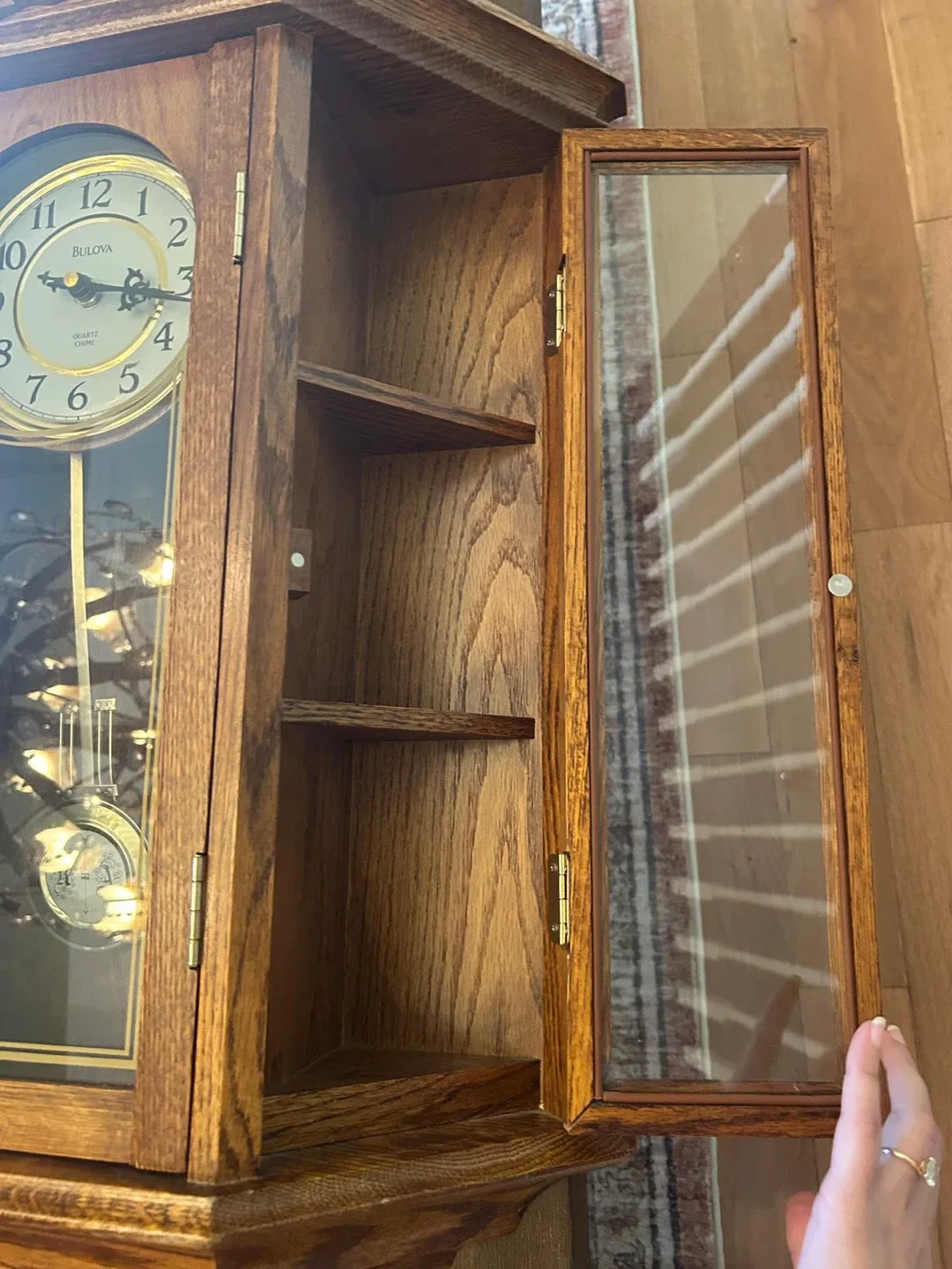 Bulova Quartz Chime Wall working condition Clock image indicator(7)