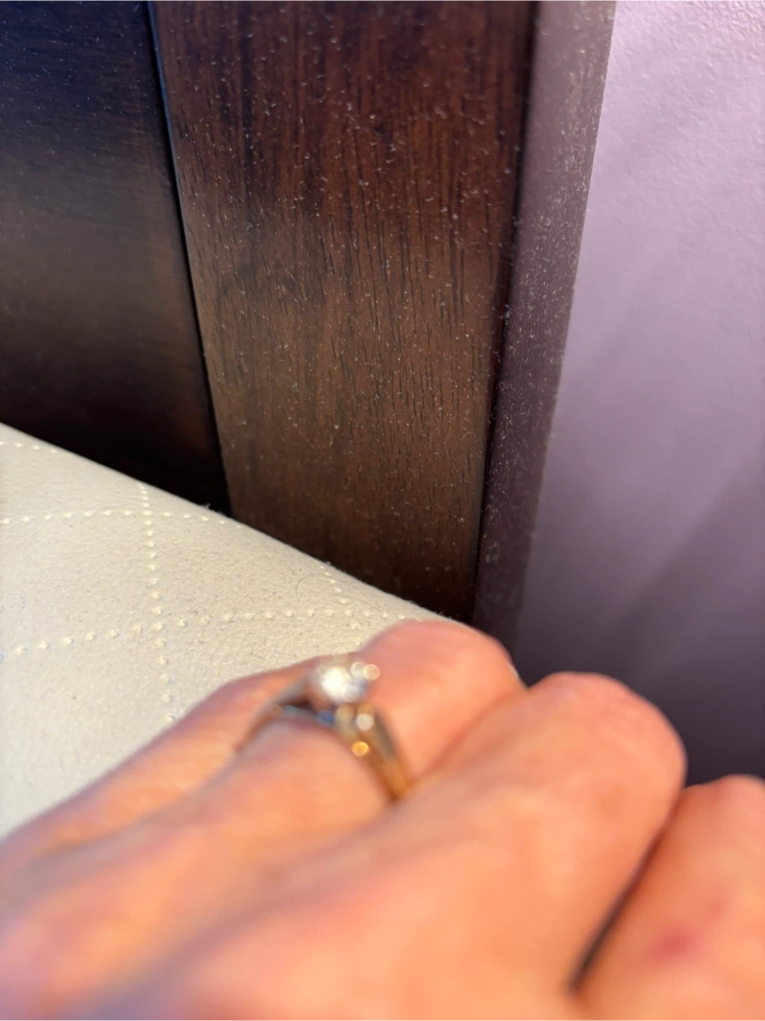 14kt Yellow/White Gold Diamond Solitaire Ring - photo 2