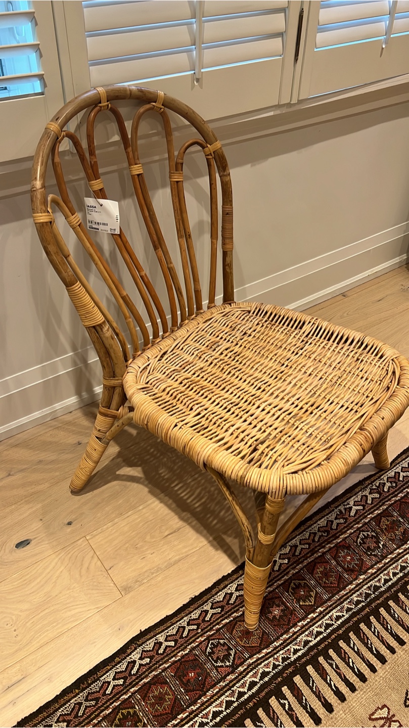 Limited Edition handmade IKEA Jassa Rattan Chair 2017