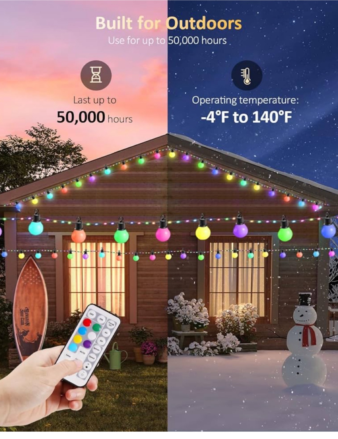 LED Globe String Lights with Remote - photo 2