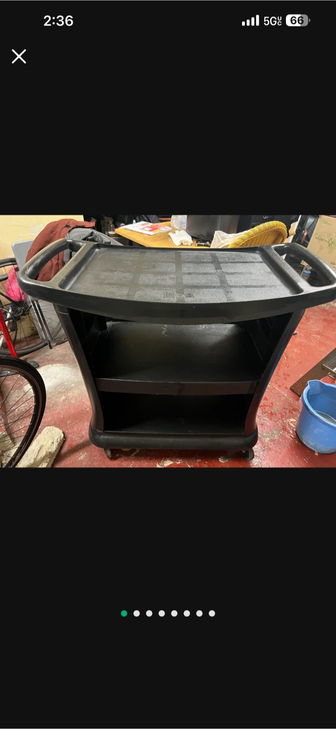 Black Utility Cart