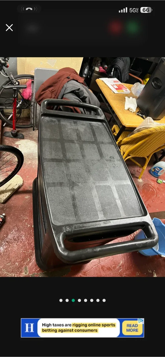 Black Utility Cart image indicator(3)