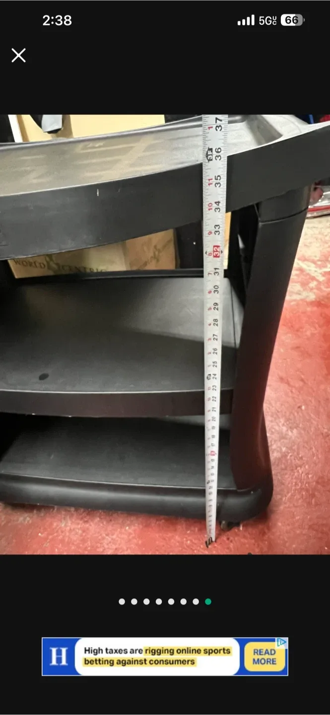 Black Utility Cart image indicator(8)