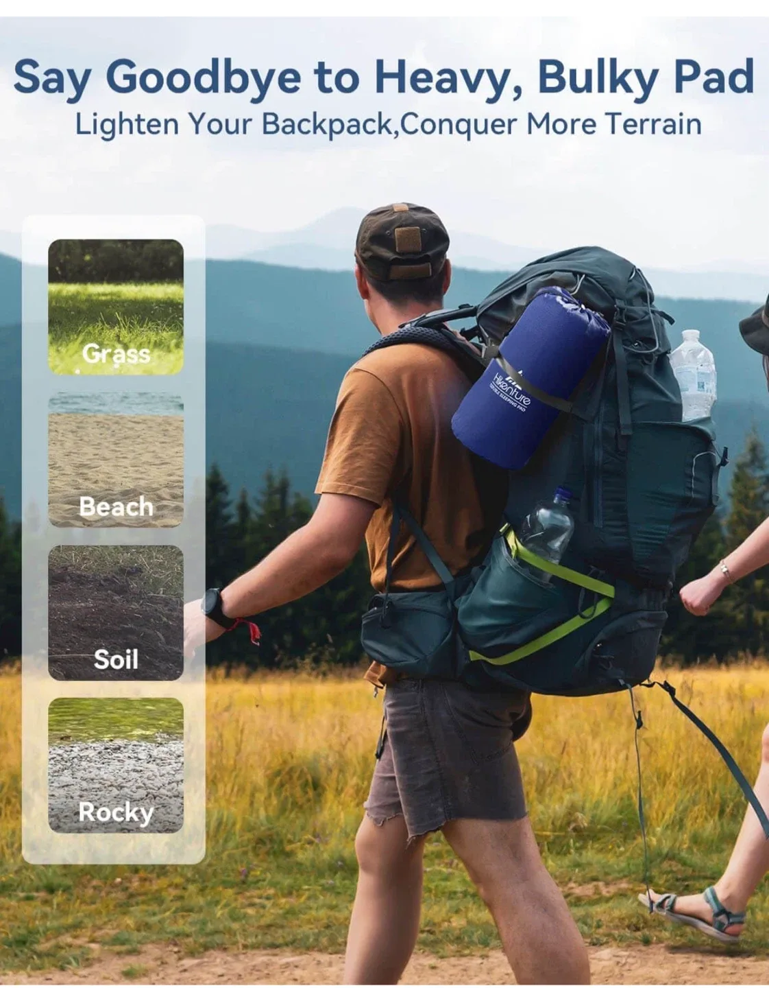 Hikenture 4" Ultra Thick Double Sleeping Pad - New image indicator(6)