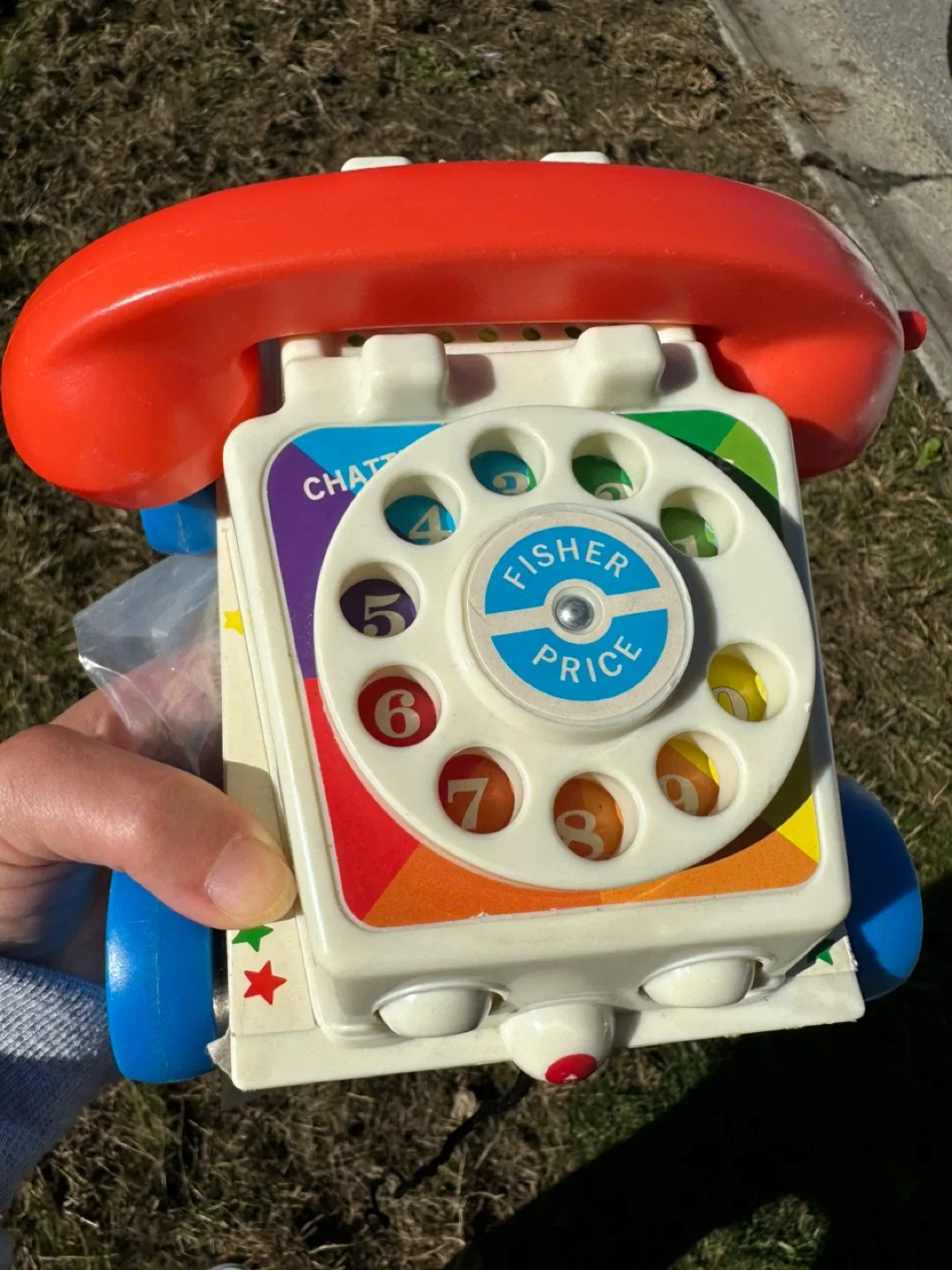 Vintage Fisher Price Chatter Telephone Toy image indicator(2)