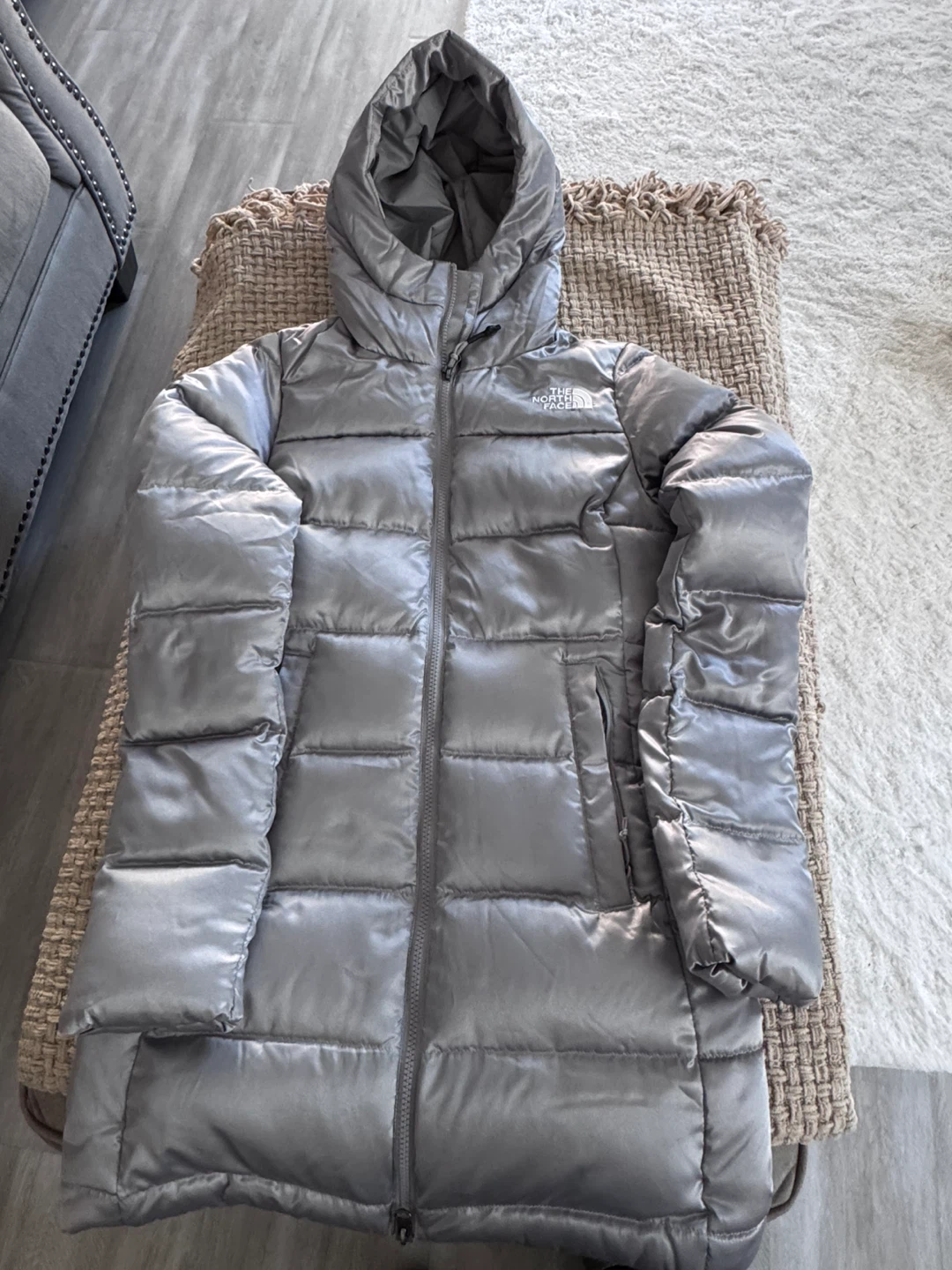 The North Face Puffer Jacket Silver - photo 2