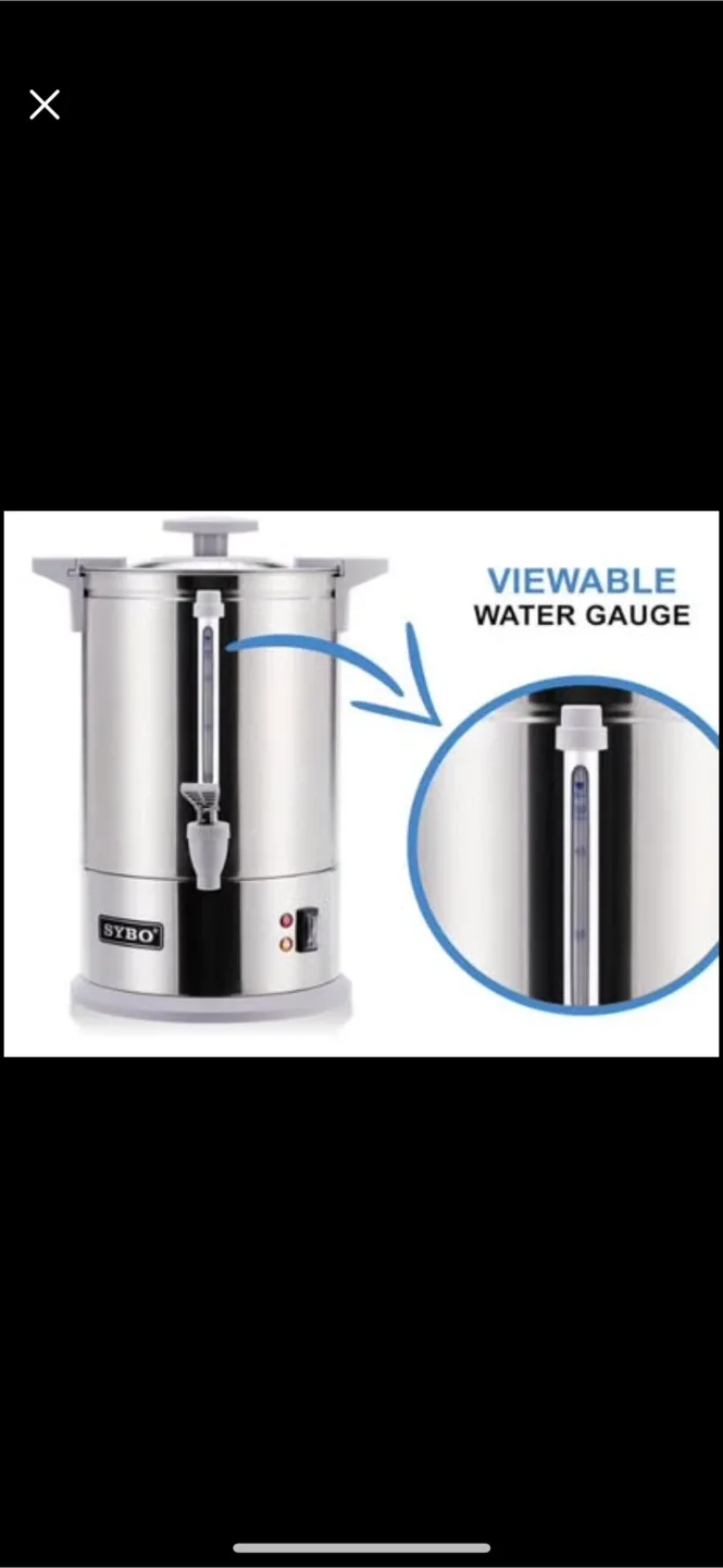 New Sybo Stainless Steel Coffee Maker image indicator(2)