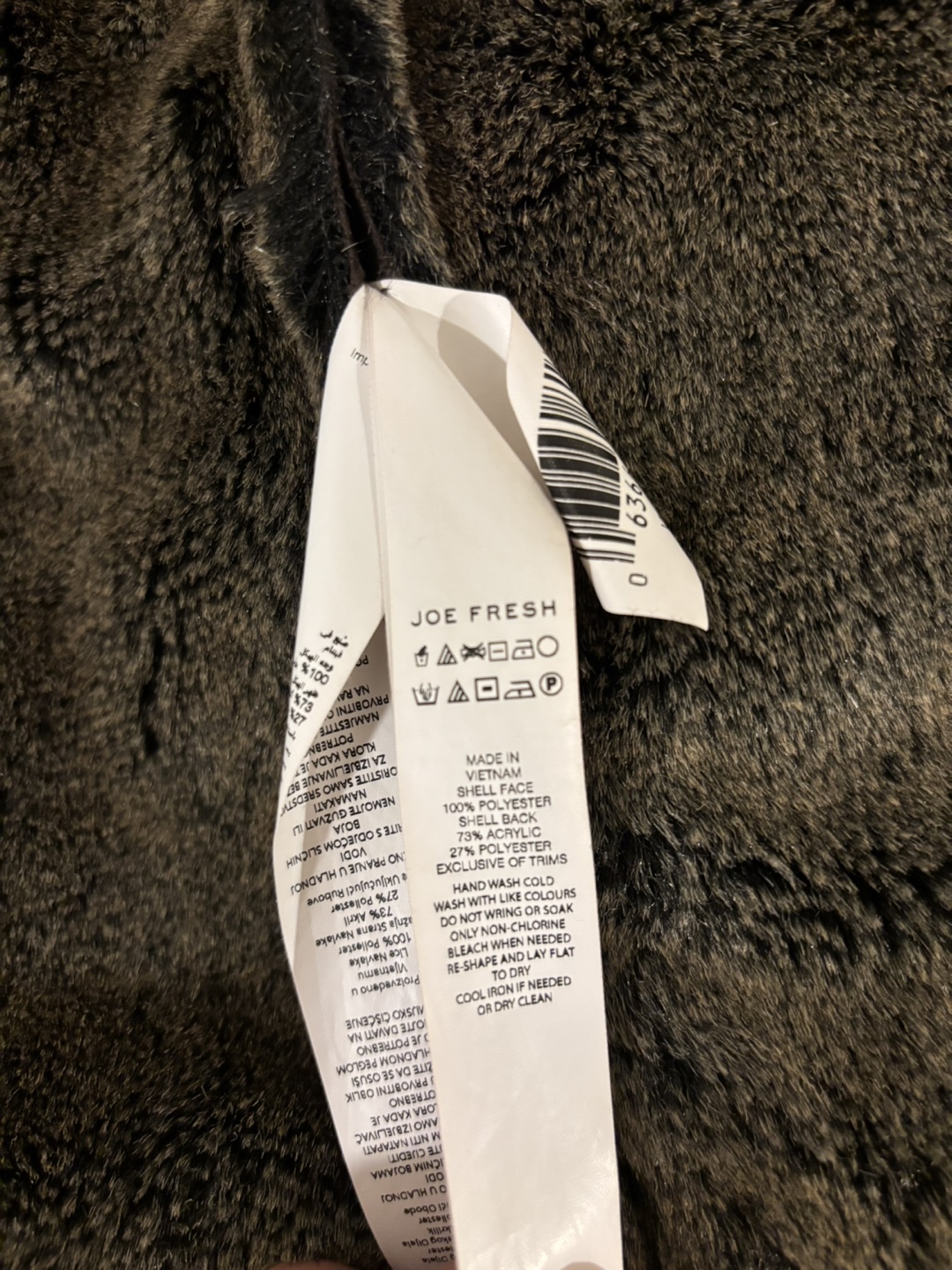 Joe Fresh Brown Faux Suede & Fur Jacket - Size M - photo 5