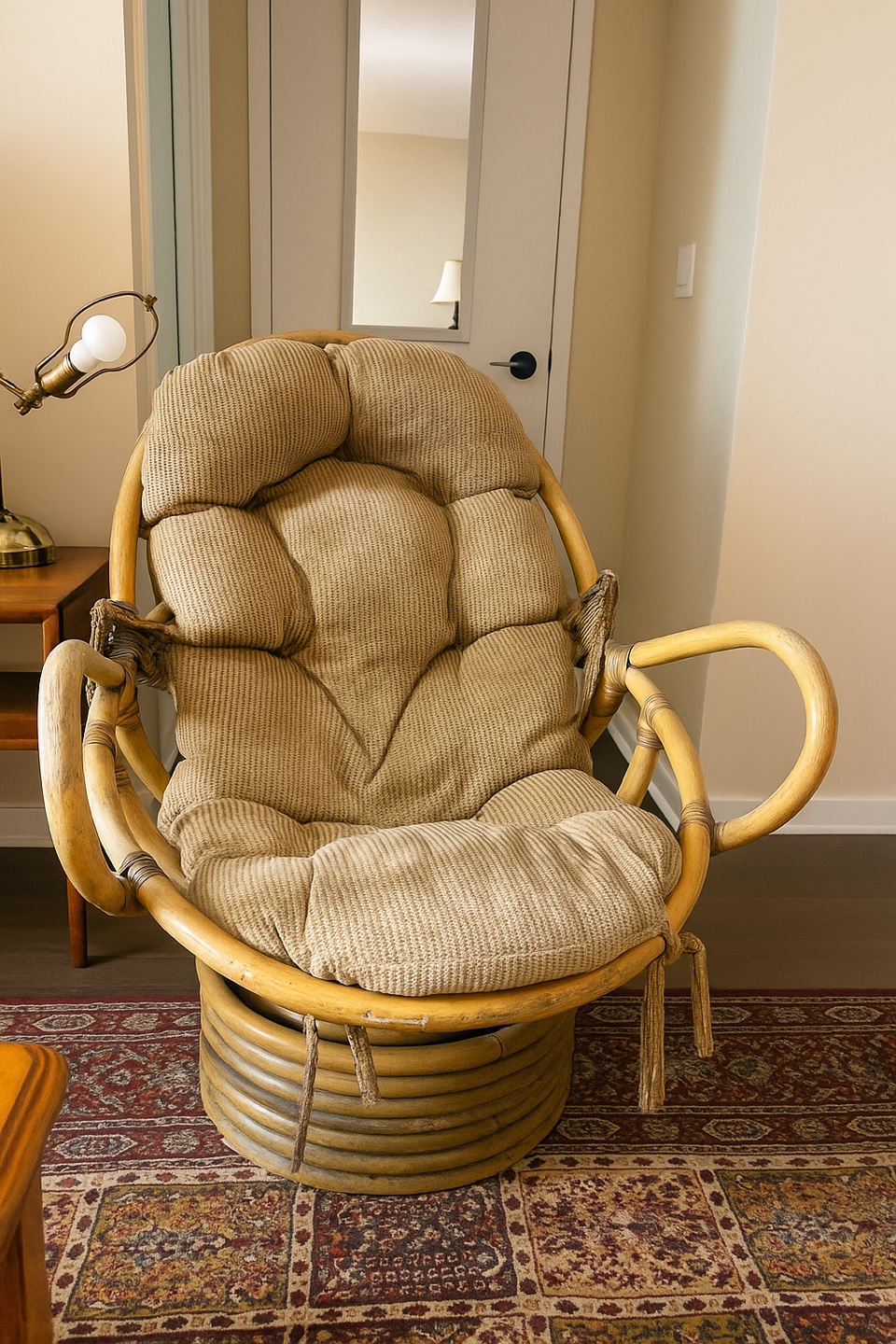 Rattan Rocking Chair with cushion
