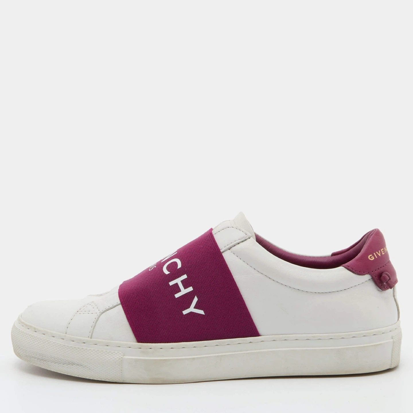 Givenchy Paris White & Purple Slip-On Sneakers - photo 4