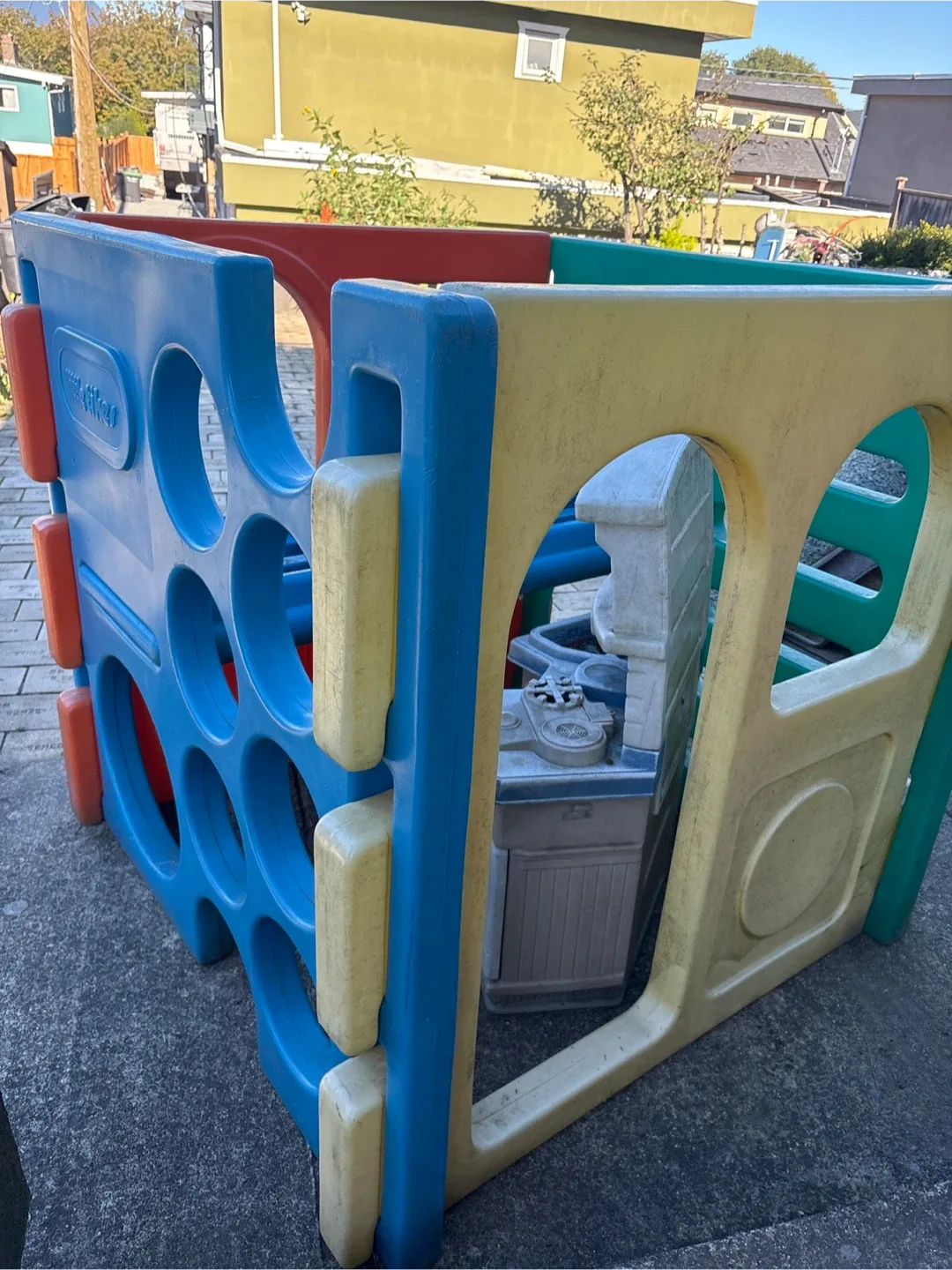 Little Tikes Plastic Playhouse & Climber image indicator(4)