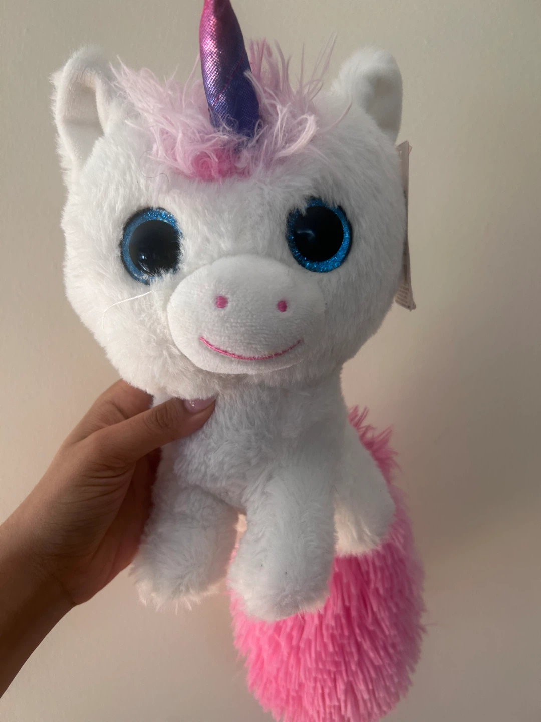 White Unicorn Plush Toy