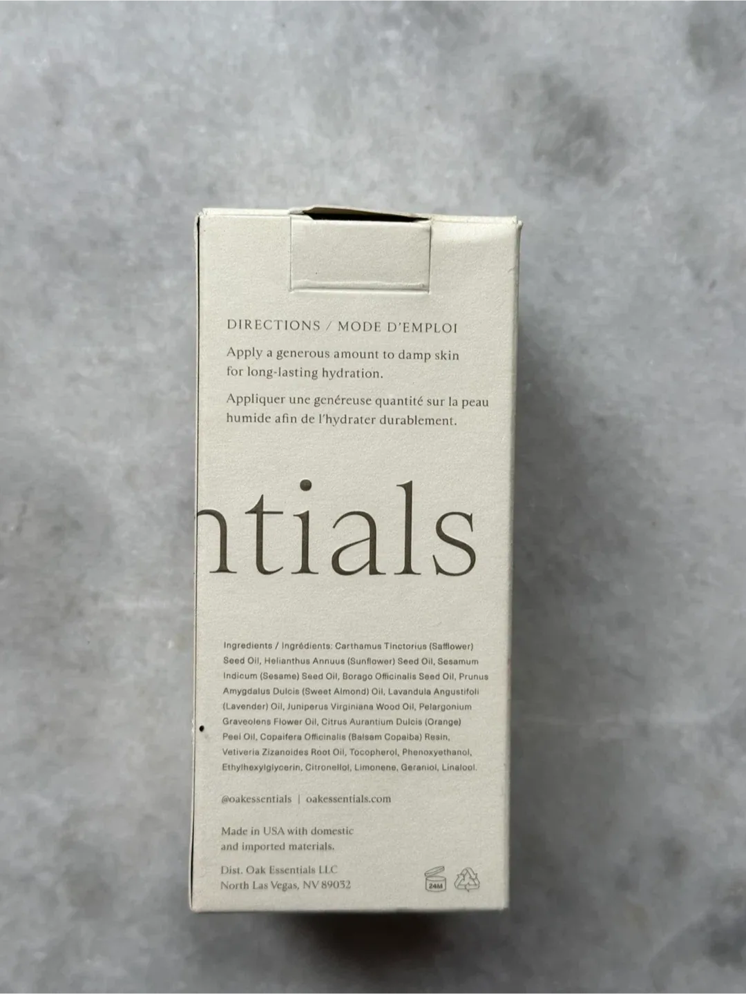 Oak Essentials Dew Body Oil 3.4 fl oz / 100 ml image indicator(3)