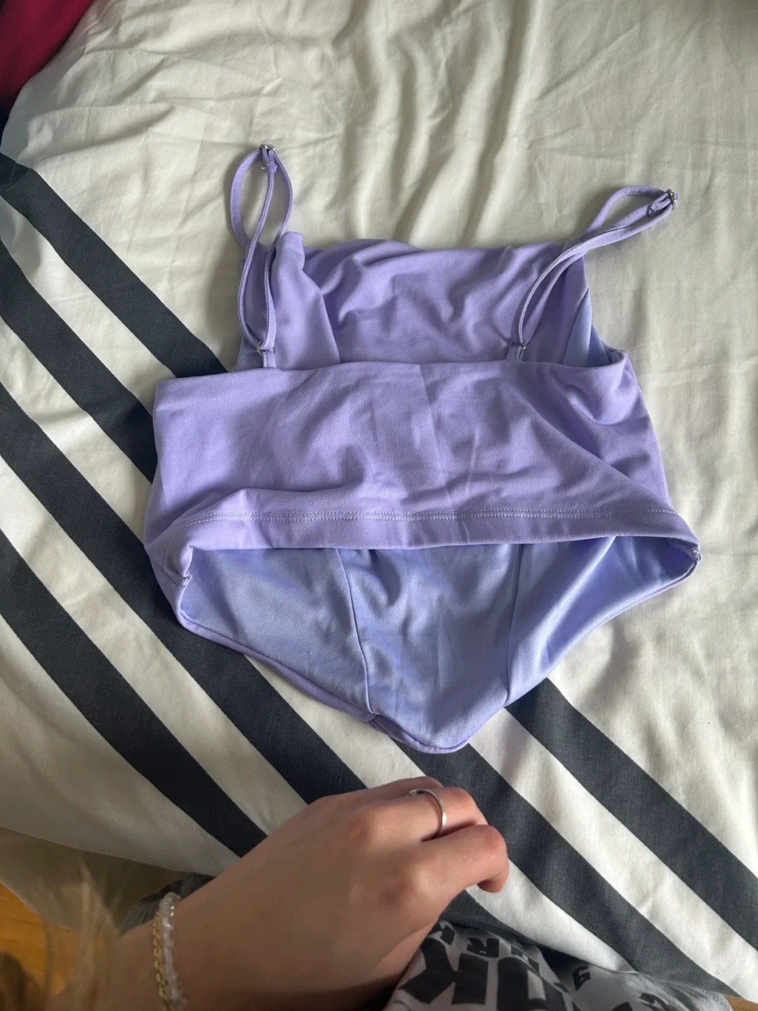 Forever 21 Purple Ruched Cami Top image indicator(2)