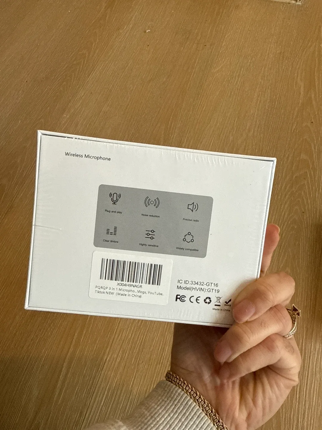 PQRQP Mini Wireless Microphone image indicator(2)