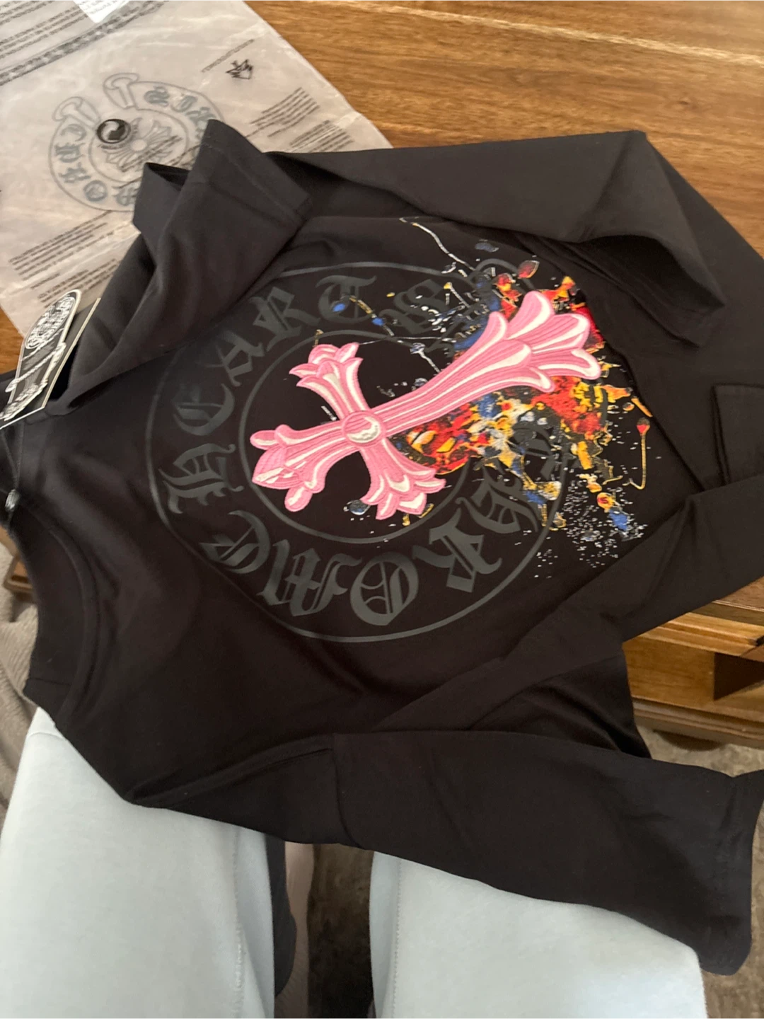 Chrome Hearts Black T-Shirt - photo 3