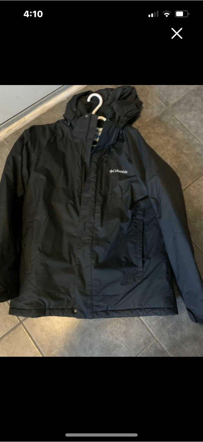 Columbia Black Jacket, Size M