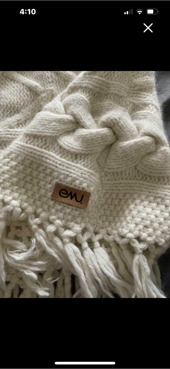 Emu Australia Cream Knit Poncho - photo 2