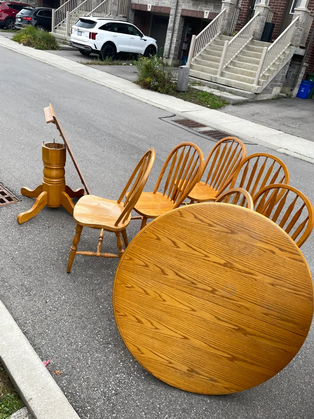 Wooden Dining Table with 6 Chairs image indicator(2)