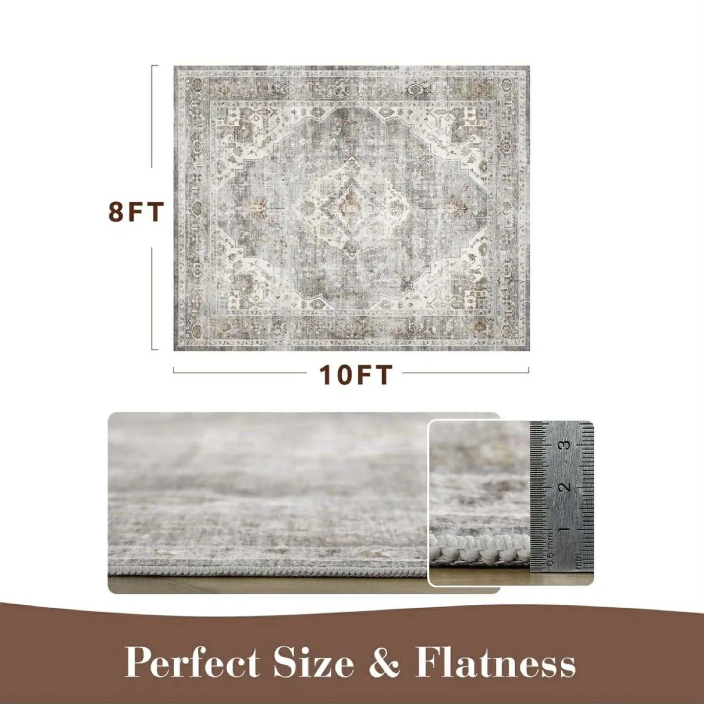 *Brand New*Area Rug 8X10 Rugs for Living Room image indicator(10)