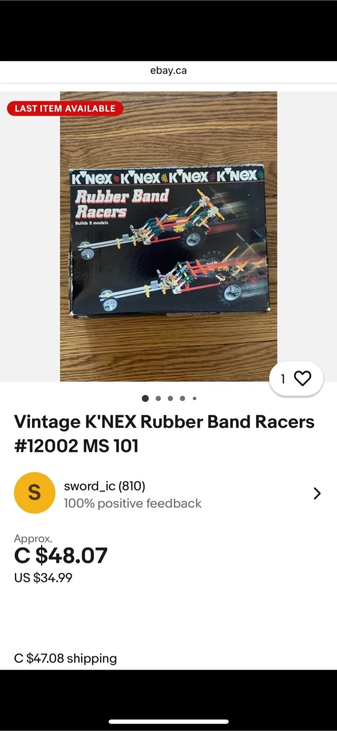 Vintage K•NEX Building Sets (Set of 2) image indicator(4)