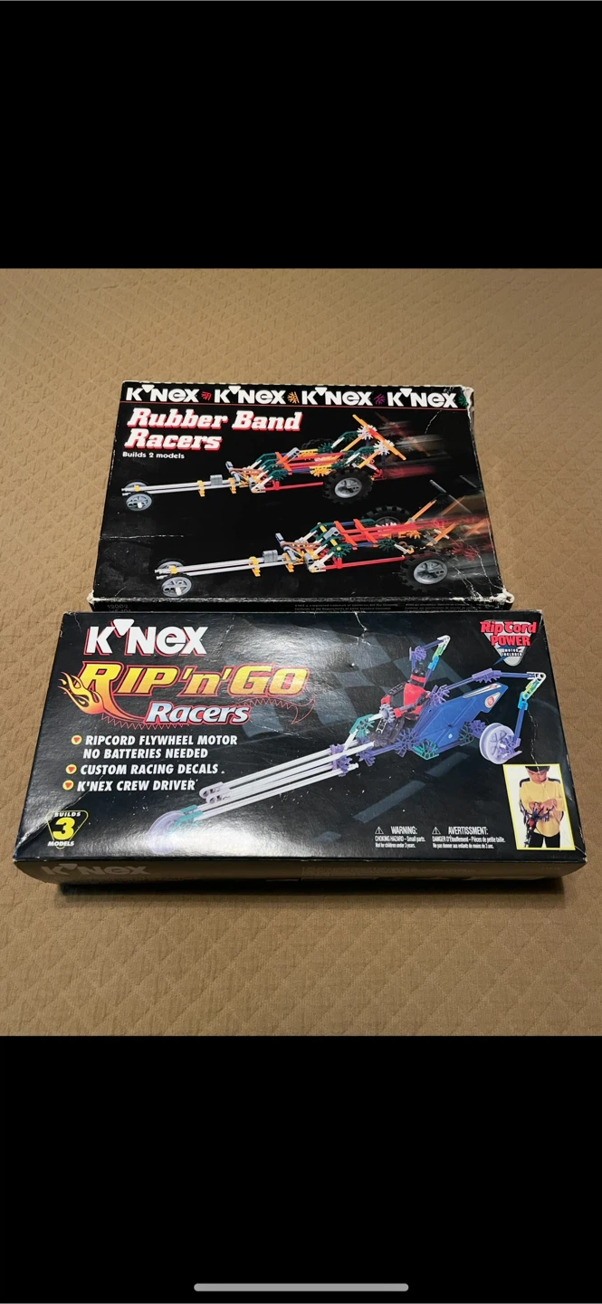 Vintage K•NEX Building Sets (Set of 2)