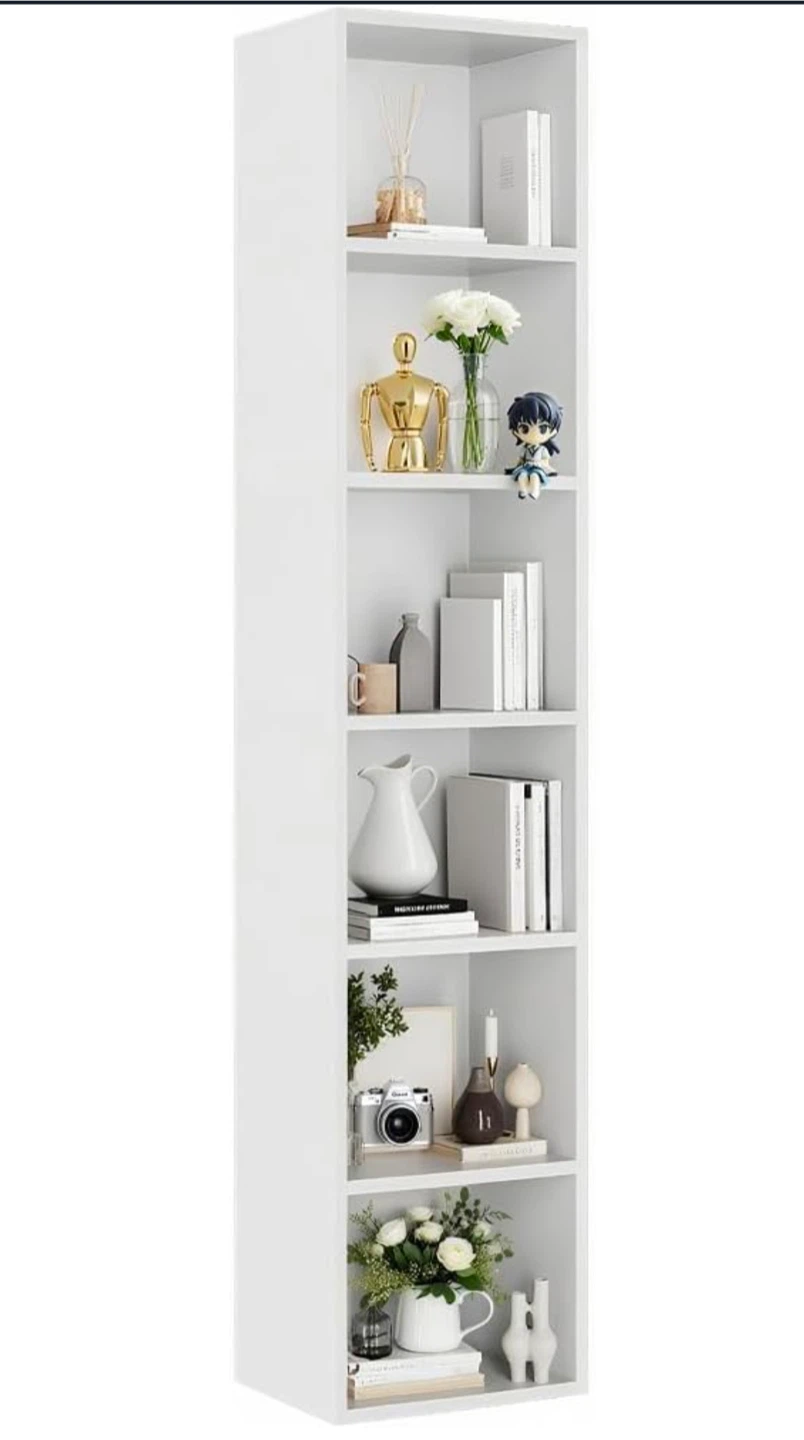 White Narrow Bookshelf - Space Saving (BRANDNEW) - photo 5