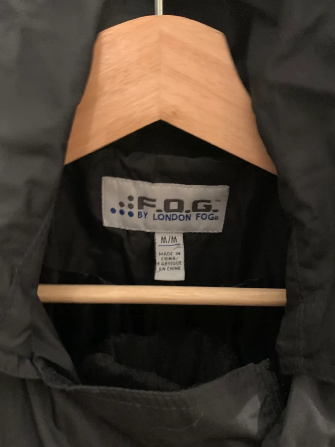 F.O.G. by London Fog Black Trench Coat - M image indicator(2)