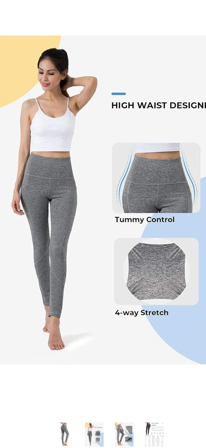 ALONG FIT High Waisted Leggings - Size M - photo 3