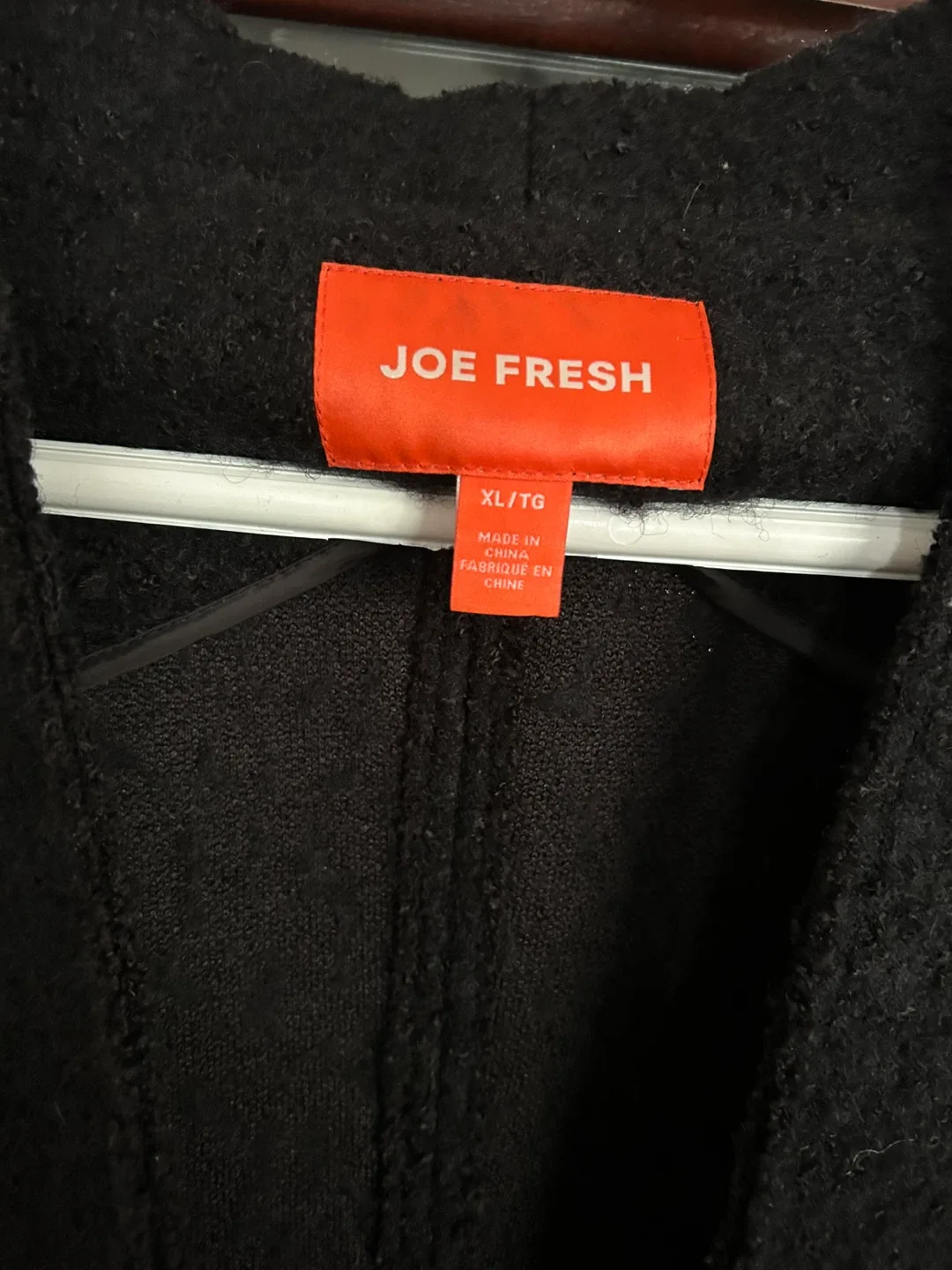 Joe Fresh Black Coat - Size XL image indicator(4)