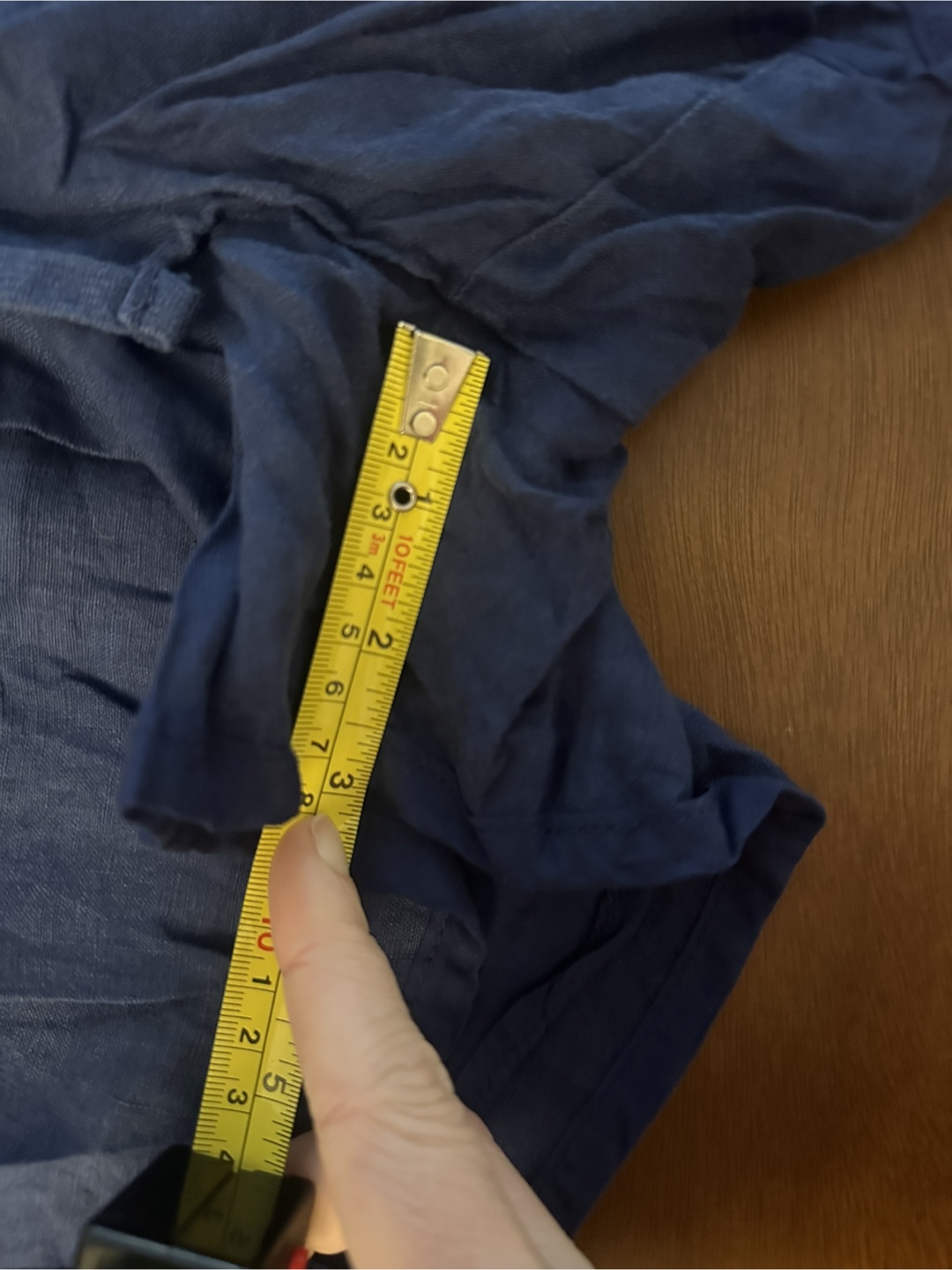 GAP Blue Linen Blend Shorts - photo 4