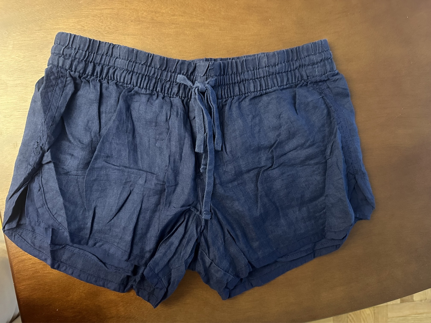 GAP Blue Linen Blend Shorts