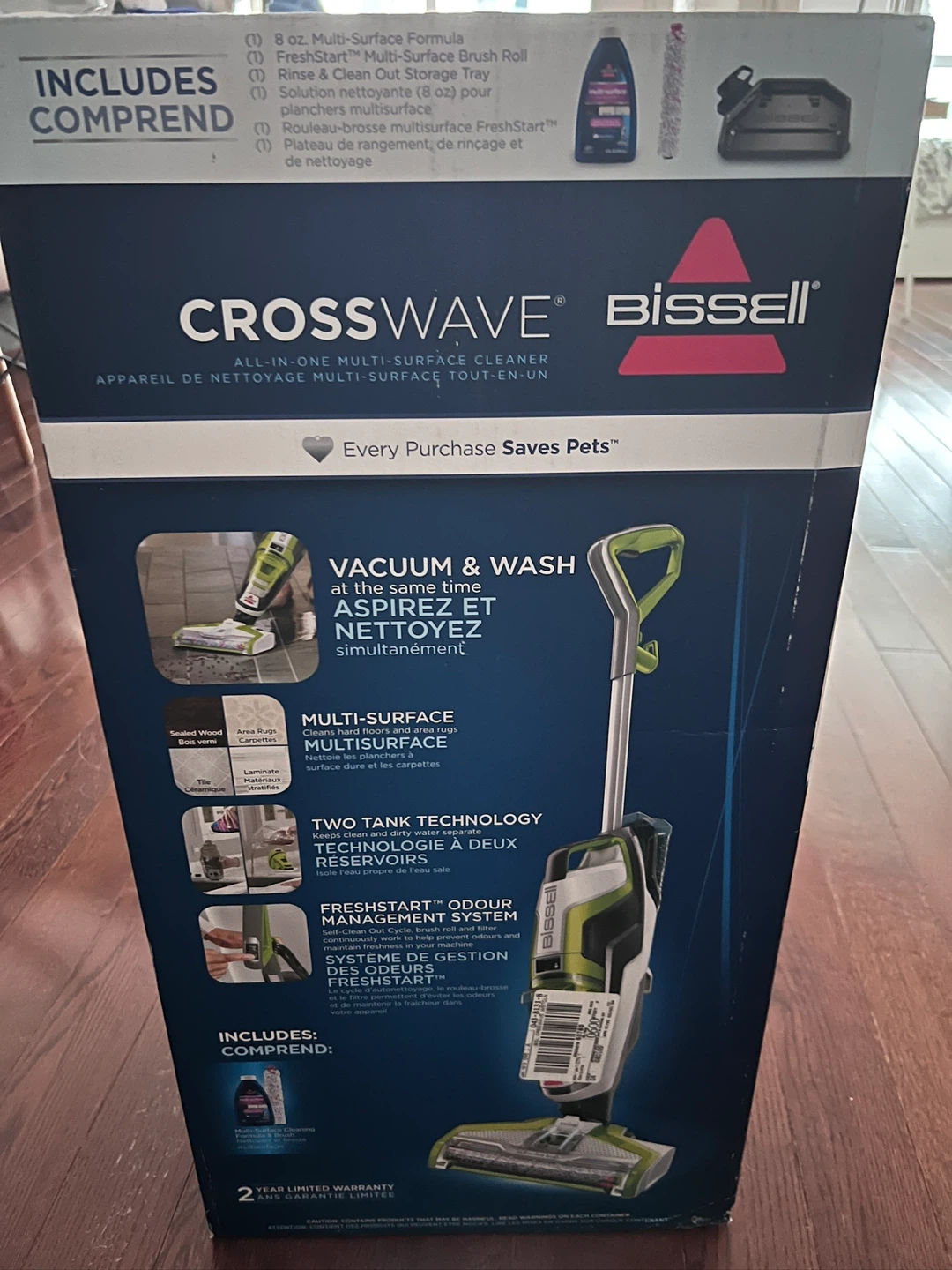 New Bissell Crosswave All-in-One Multi-Surface Cleaner