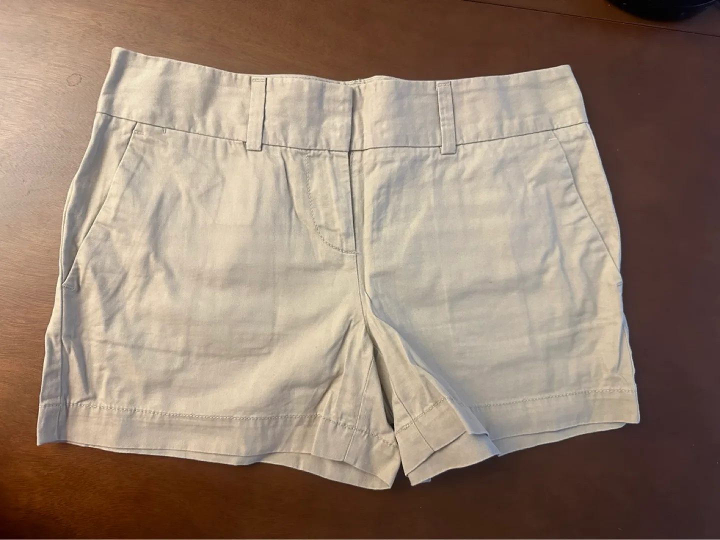 LOFT Beige Shorts - Size 0 thumbnail