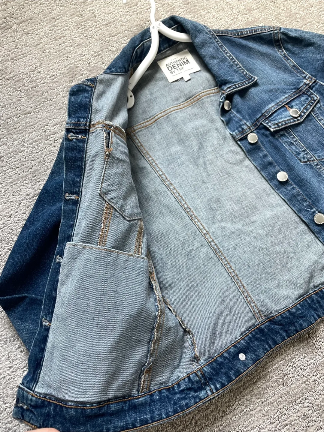 Zara Authentic Denim Jacket image indicator(4)