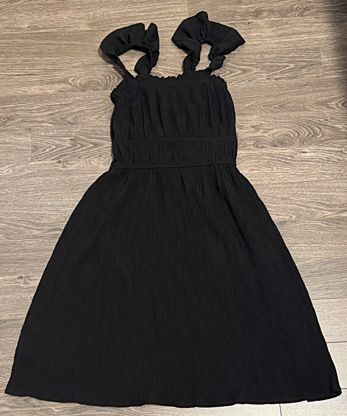 Black Dress with Tie Straps