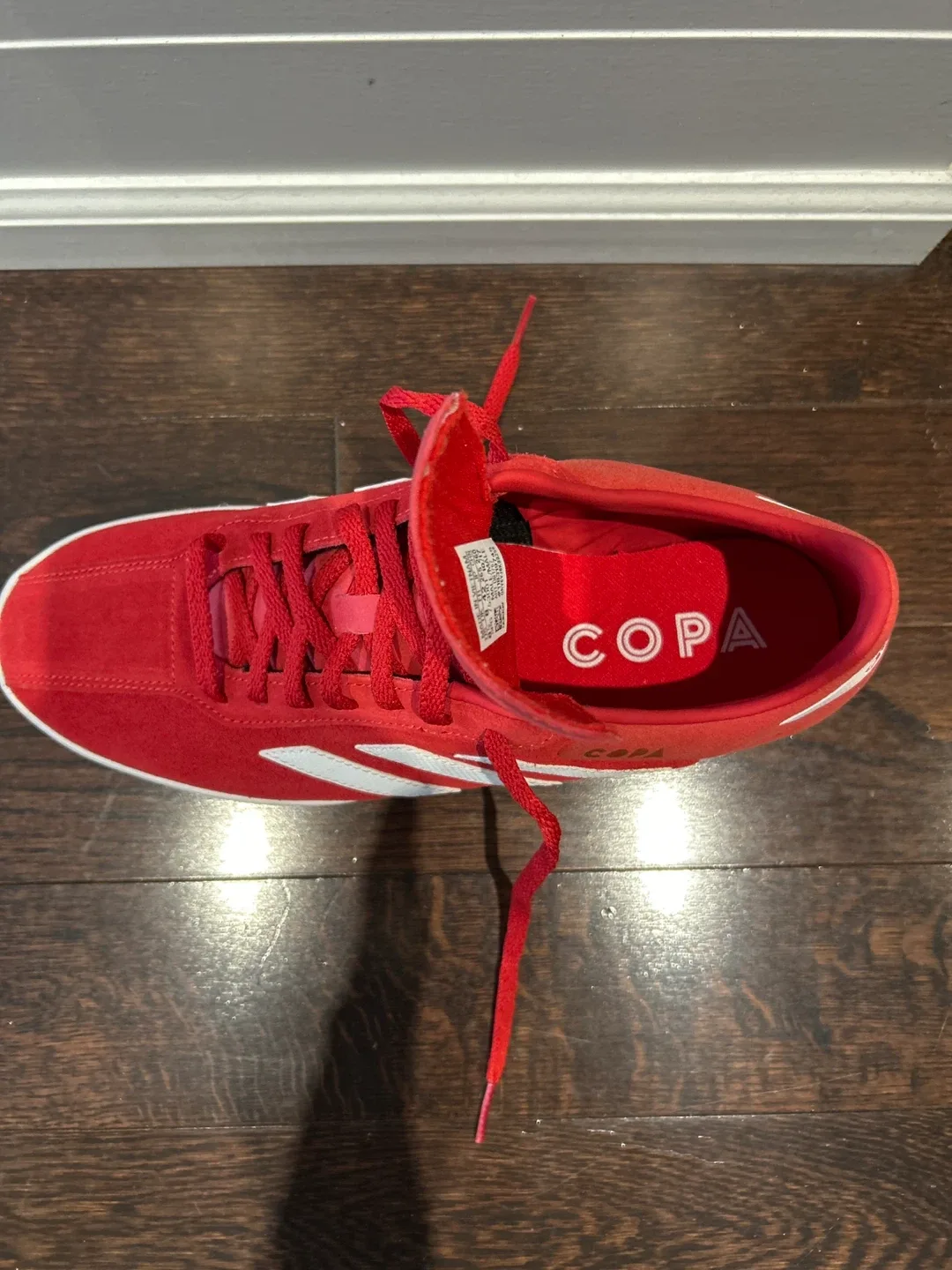 Adidas Copa Red Suede Shoes US 8.5 image indicator(5)