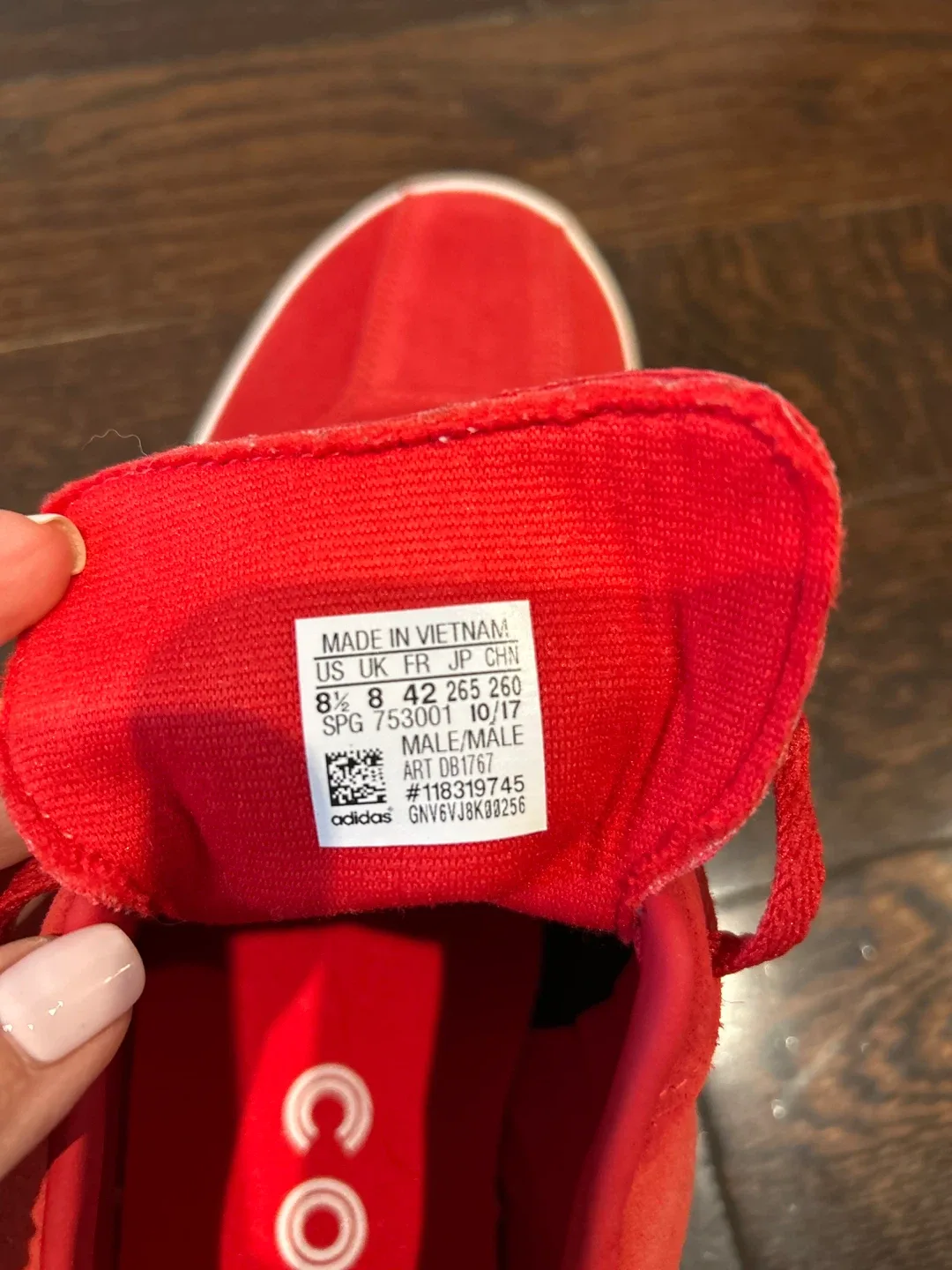 Adidas Copa Red Suede Shoes US 8.5 image indicator(4)