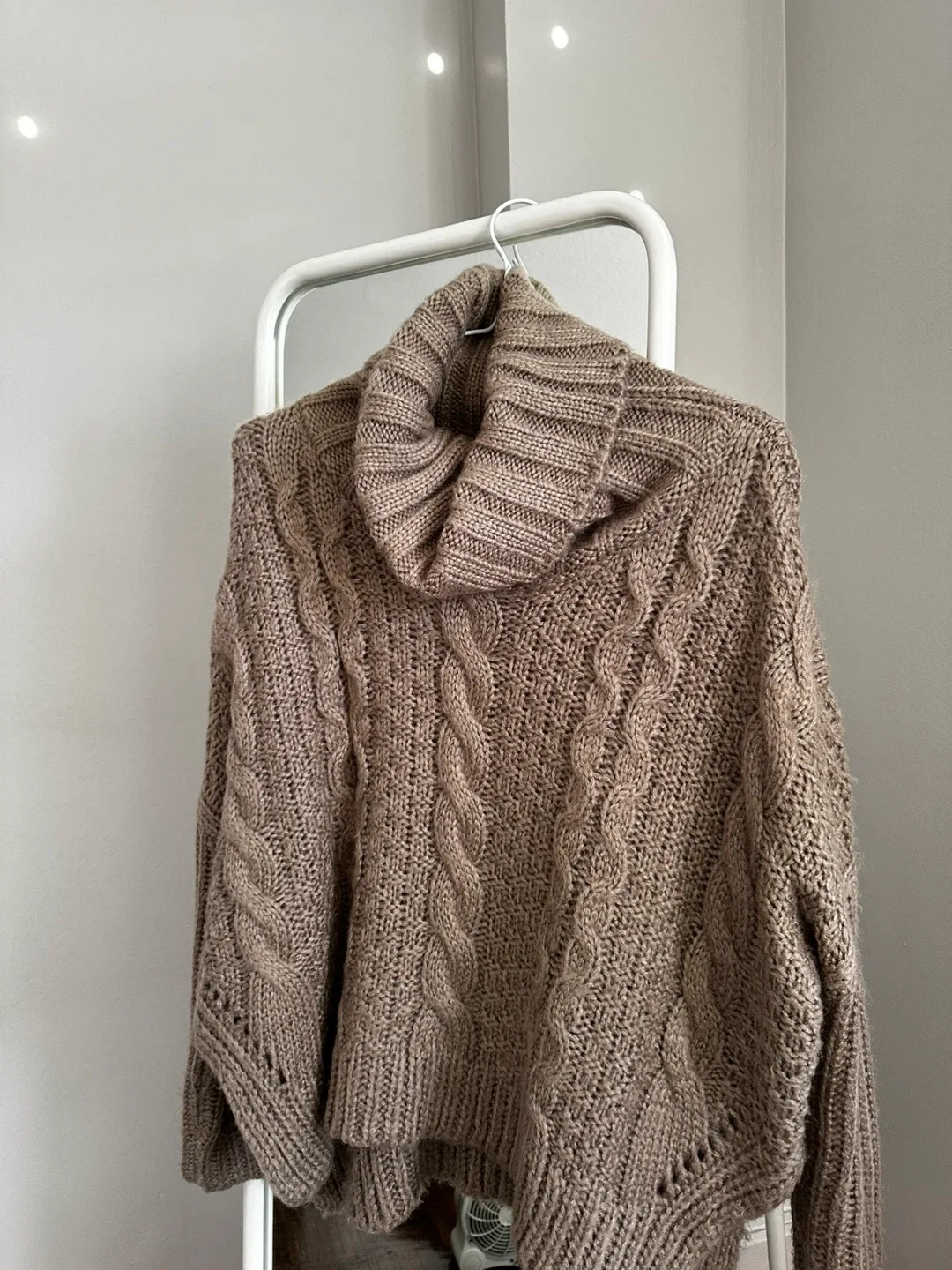 Windsor Cable Knit Turtleneck Sweater