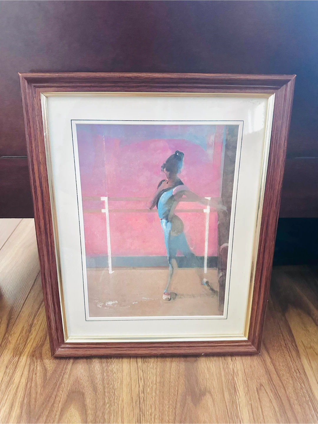 Framed Ballet Dancer Print