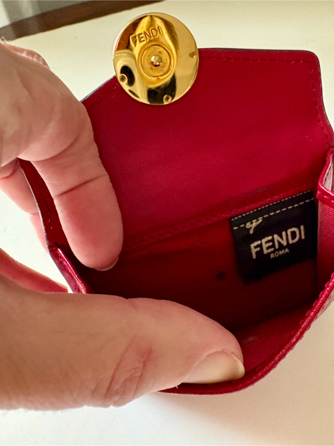 FENDI trifold calf leather Micro Wallet - photo 5
