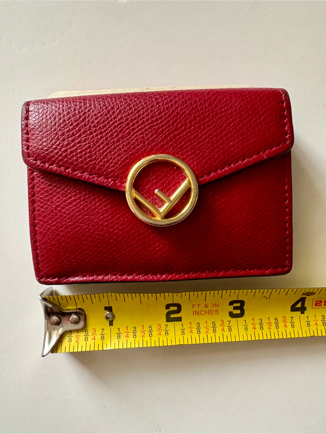 FENDI trifold calf leather Micro Wallet - photo 2