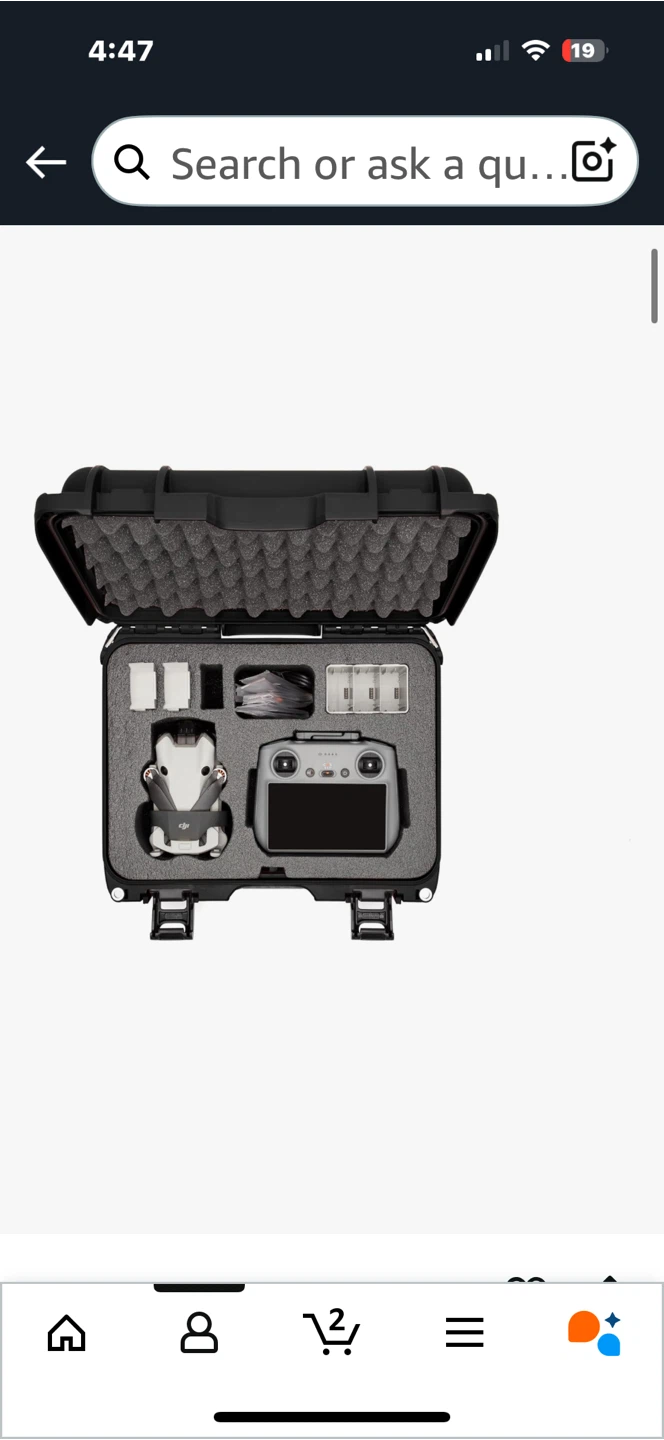 NANUK 915 Waterproof Hard Case for DJI Mini 4 Fly More - photo 2