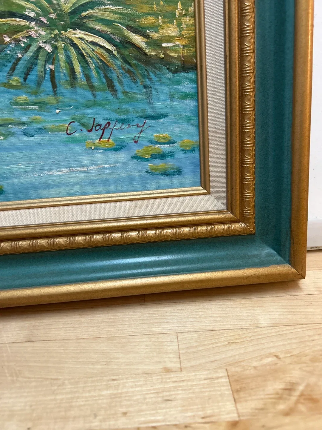 Vintage Framed Landscape Painting image indicator(6)