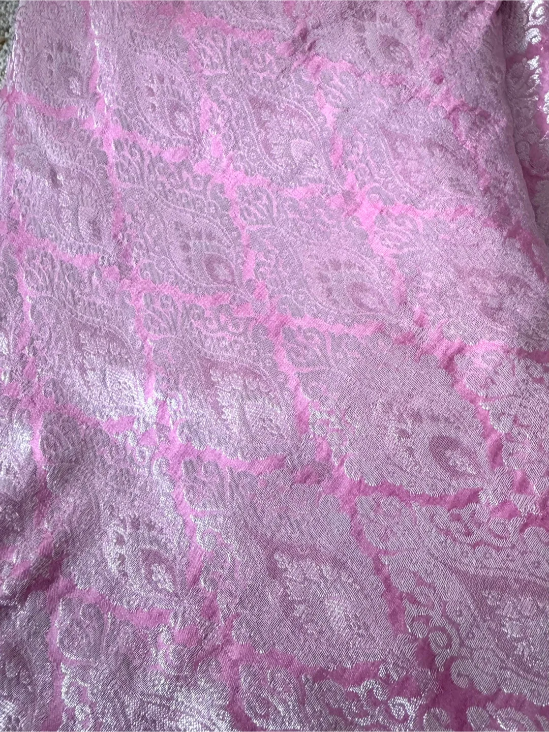 3pcs Pink Embroidered gharara Pakistani Suit image indicator(4)