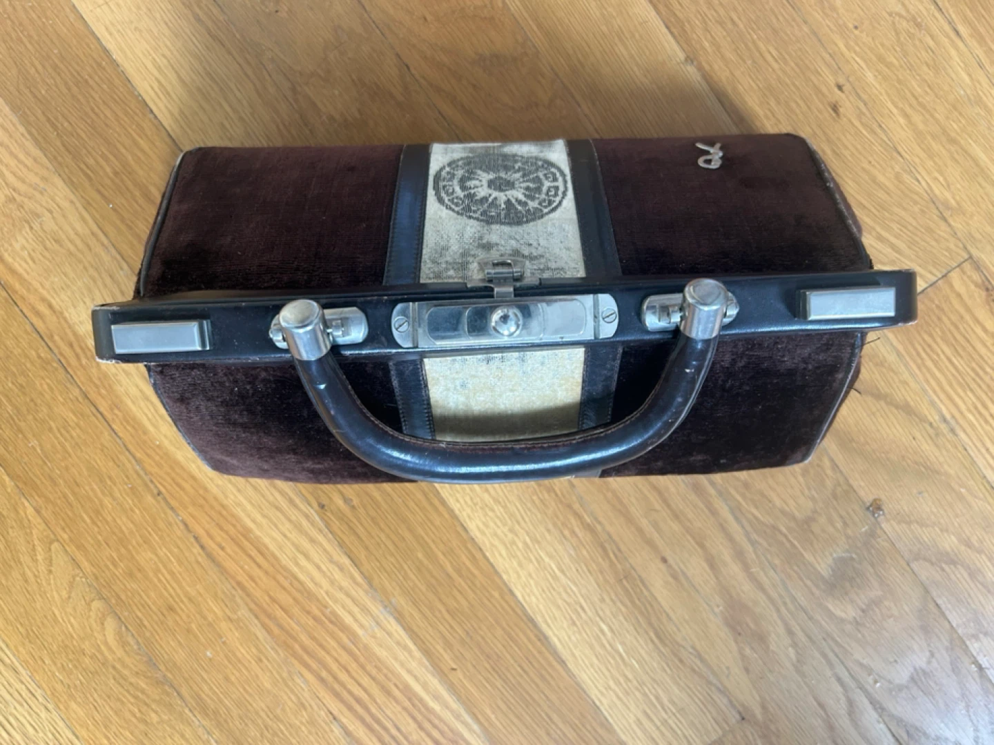 Vintage Roberta di Camerino Brown Velvet Handbag - photo 5