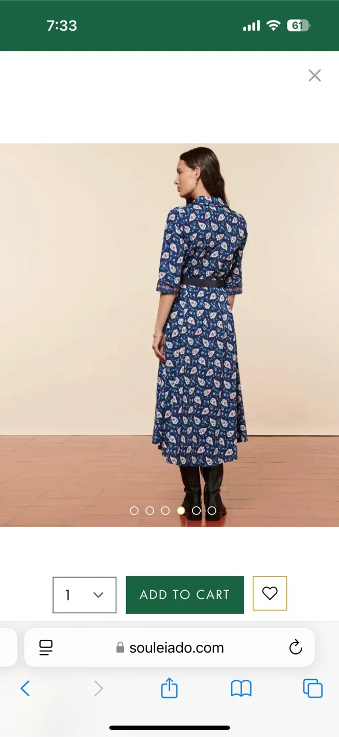 Souleiado Kate Kelly "Tramontane" Dress image indicator(4)